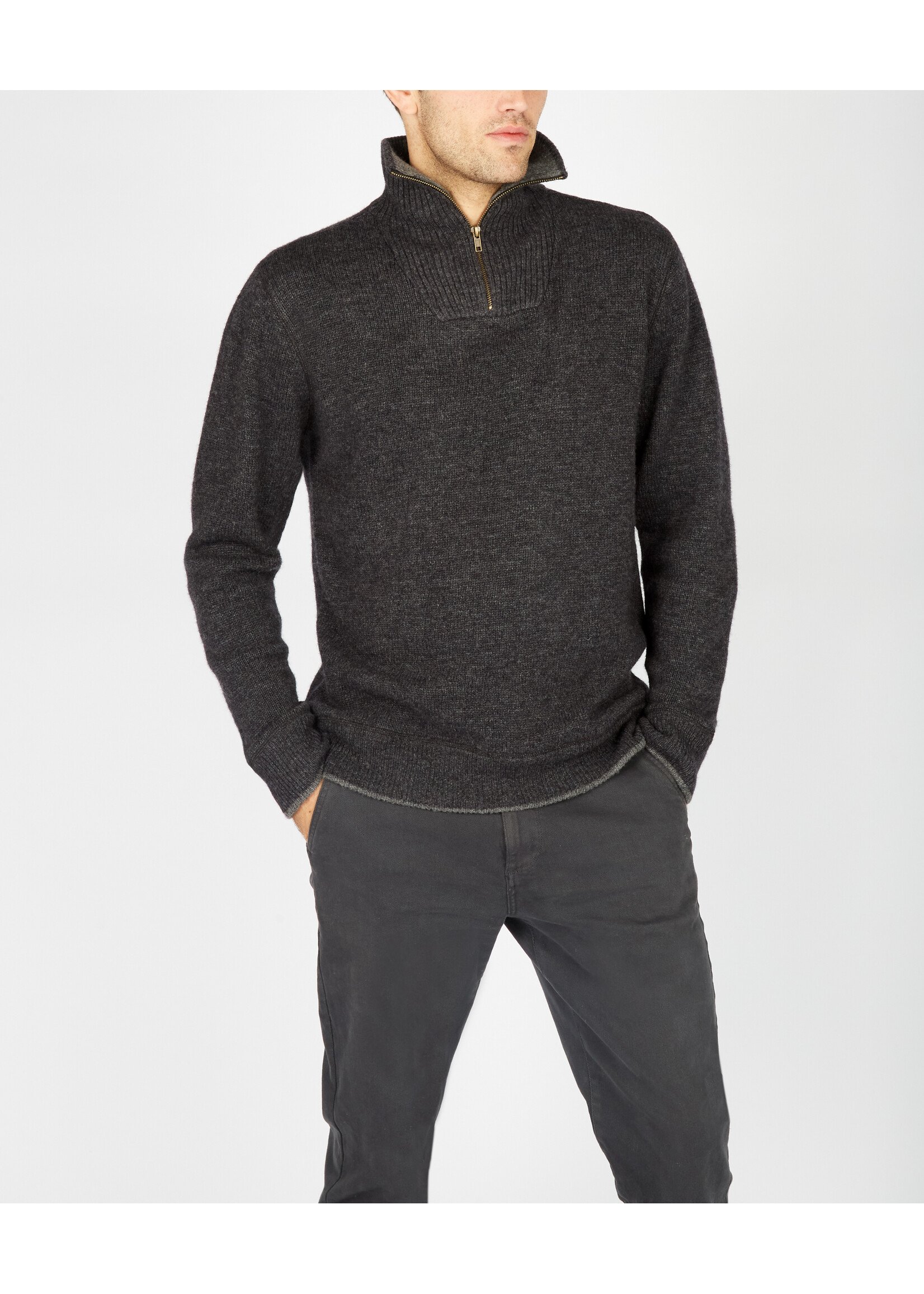 IrelandsEye HALF ZIP SWEATER