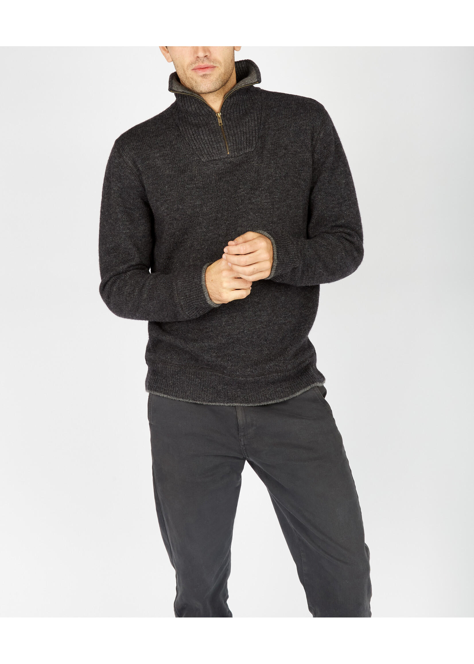 IrelandsEye HALF ZIP SWEATER