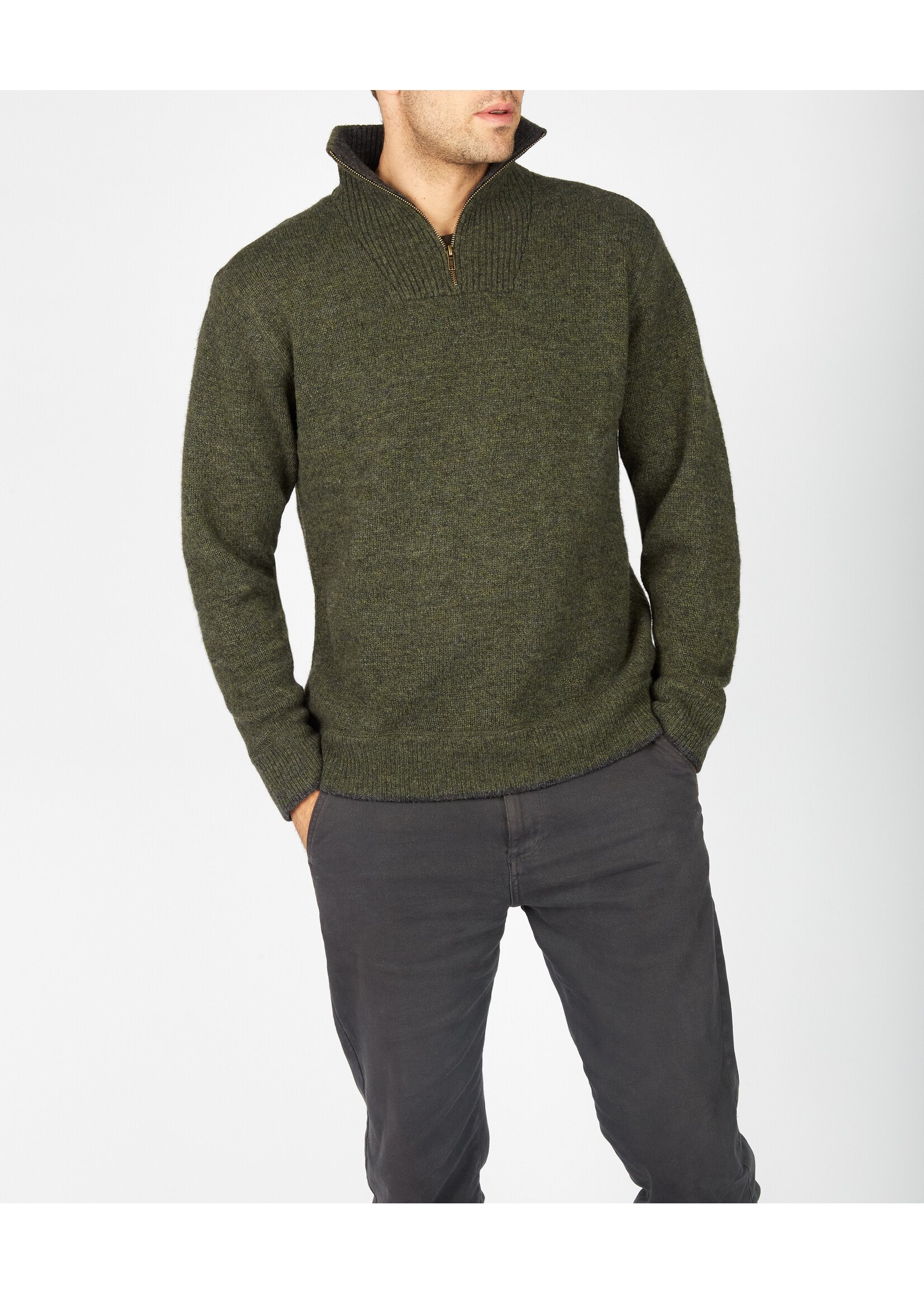 IrelandsEye HALF ZIP SWEATER