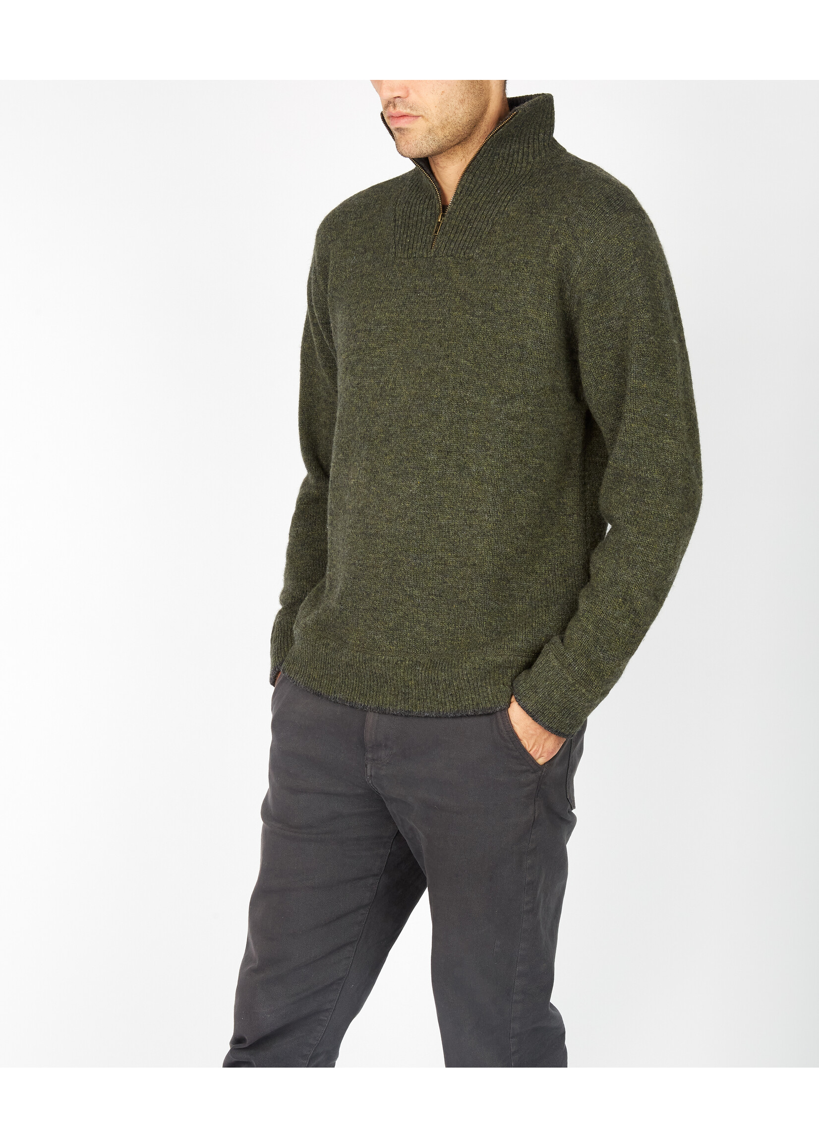 IrelandsEye HALF ZIP SWEATER