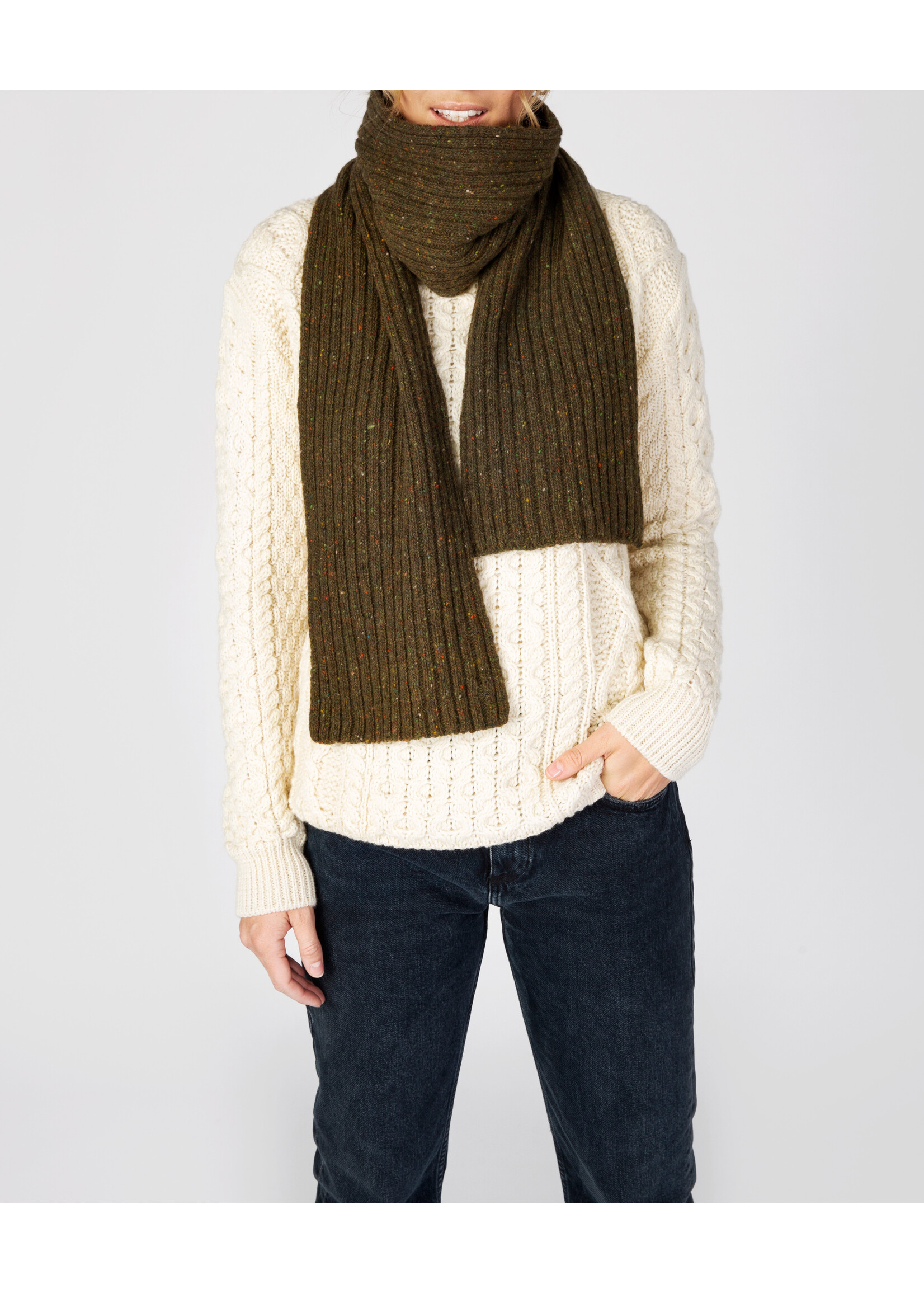 IrelandsEye LUXE RIBBED SCARF