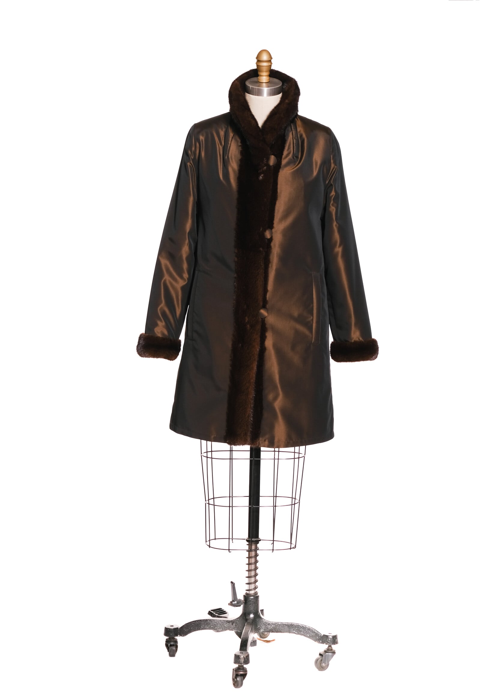 MAHOGANY MINK REV. COAT 4