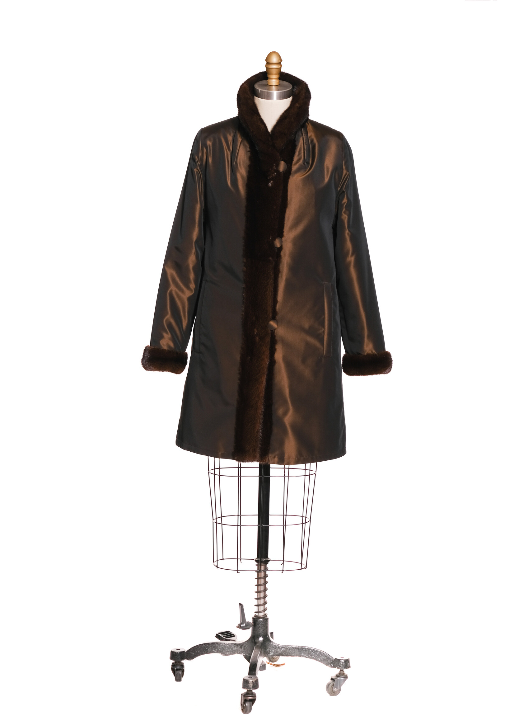 MAHOGANY MINK REV. COAT 8