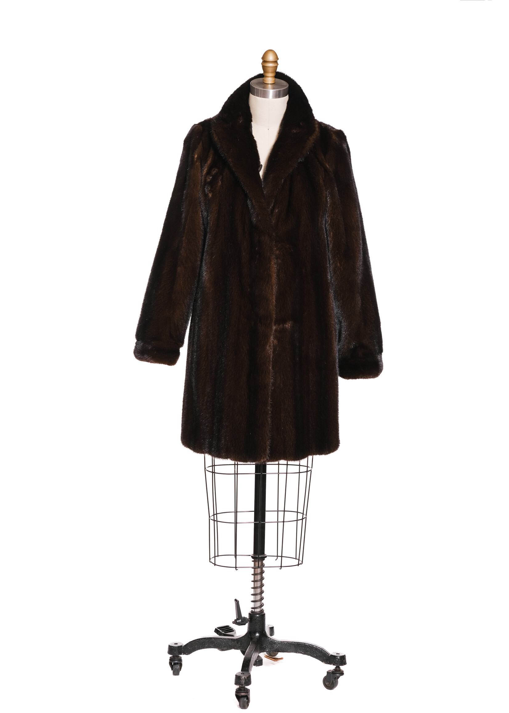 MAHOGANY MINK REV. COAT 8