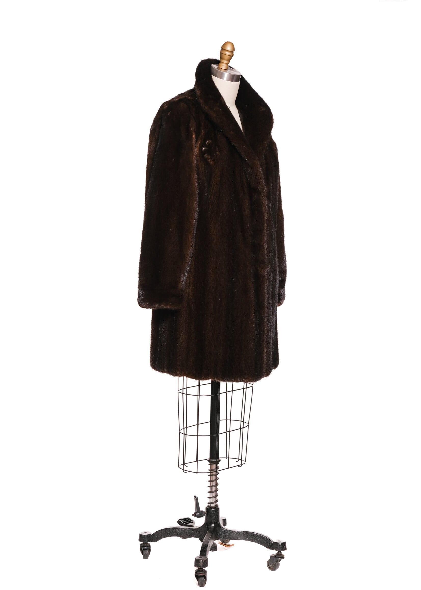 MAHOGANY MINK REV. COAT 4