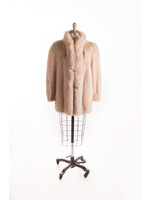 PEARL MINK JACKET W. FOX TUXEDO FRONTS - VINTAGE