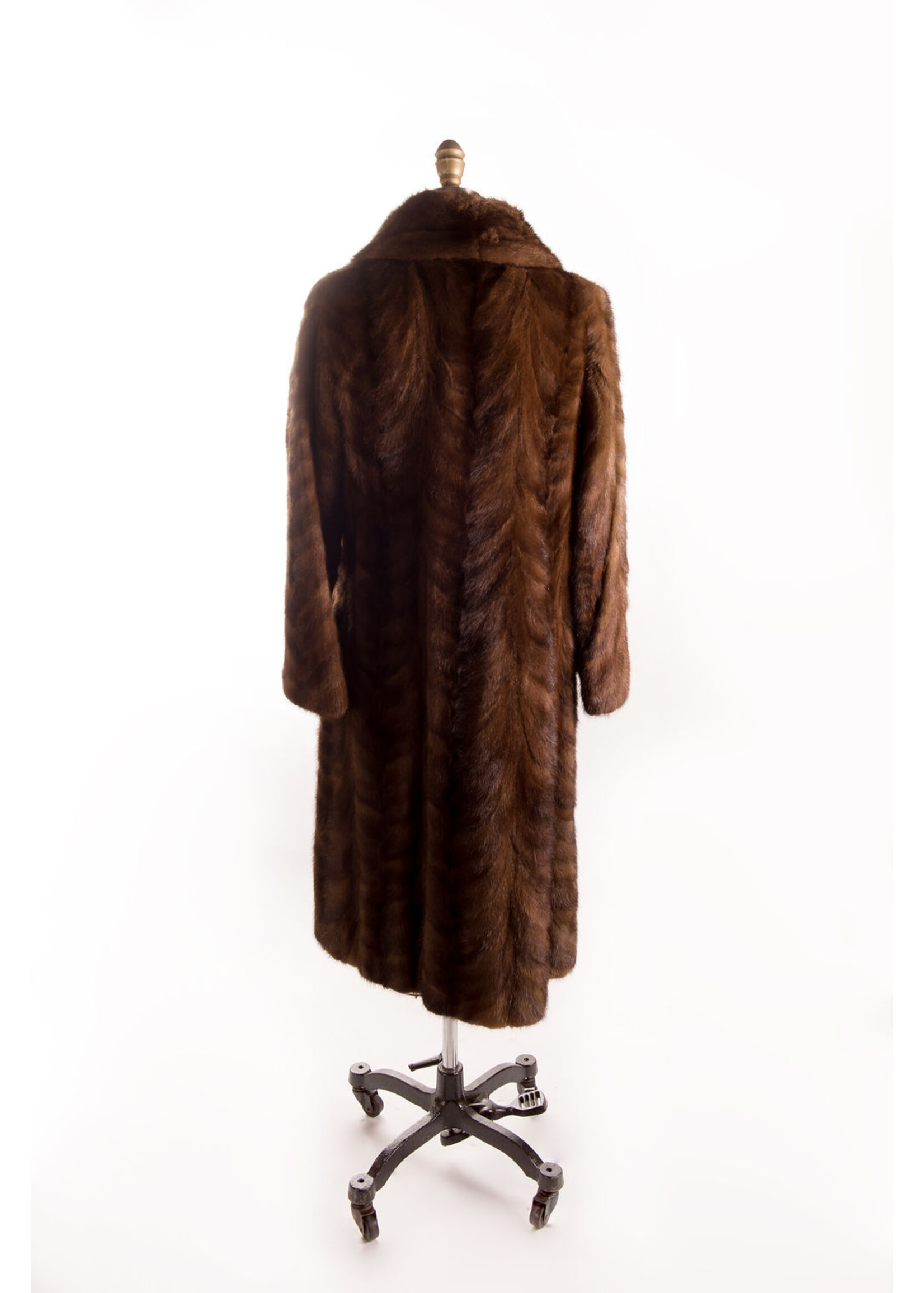 DEMI BUFF MINK PIECES COAT 10