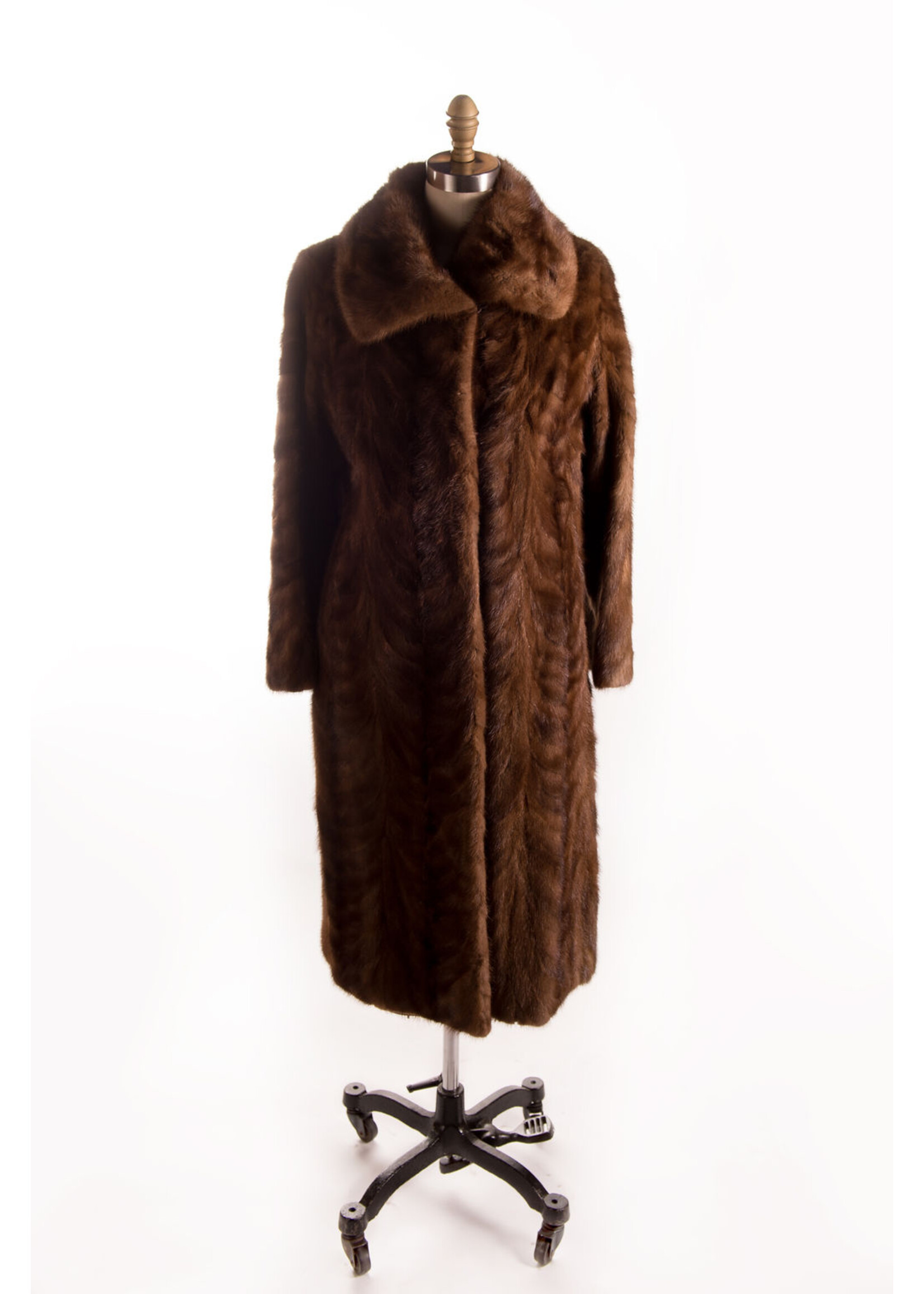 DEMI BUFF MINK PIECES COAT 10