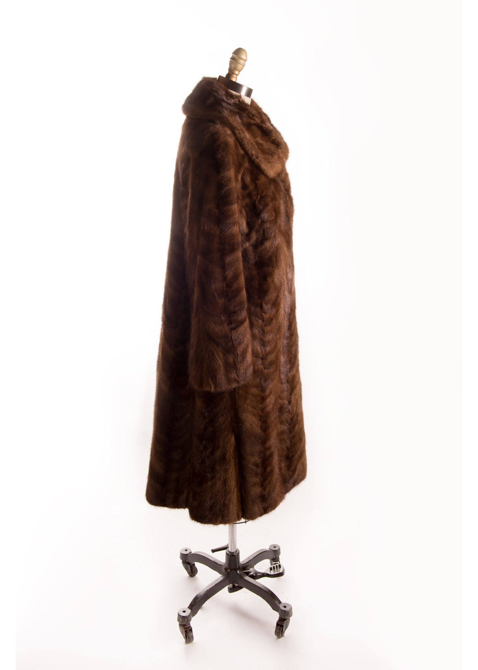 DEMI BUFF MINK PIECES COAT 10