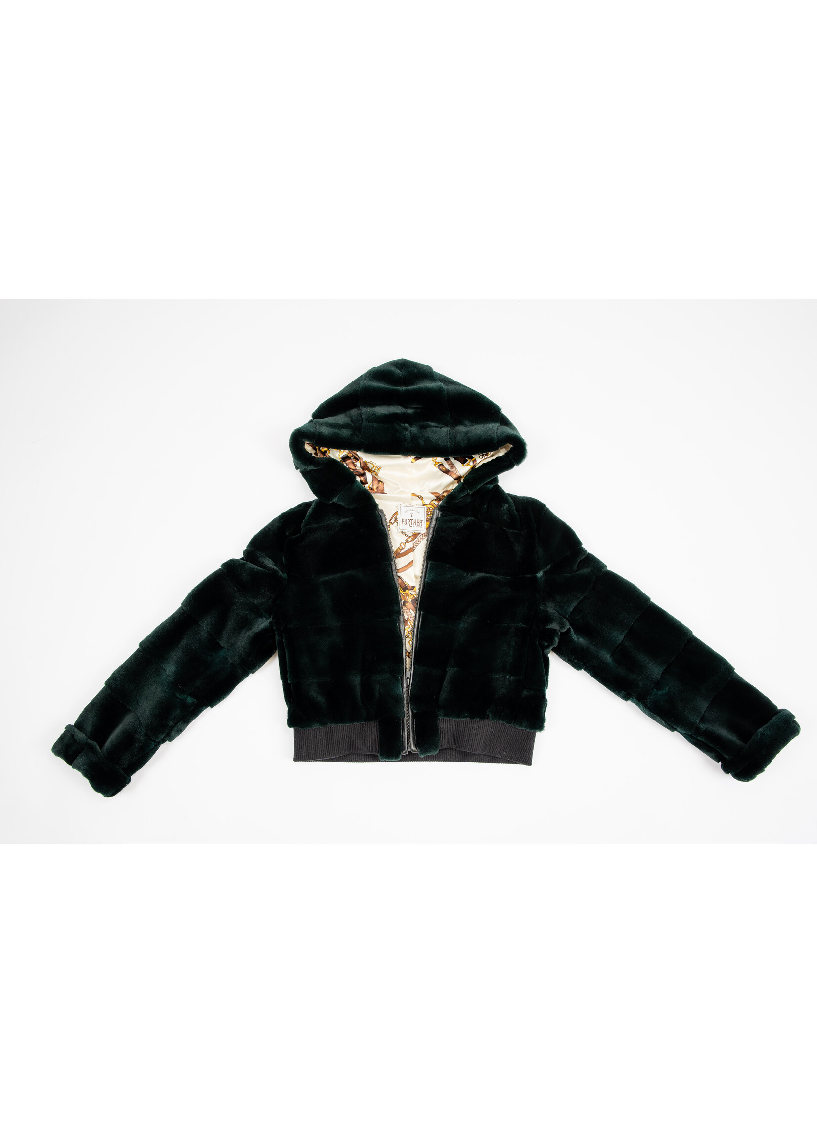 FURTHER PAMELA BOMBER EMERALD MINK 8