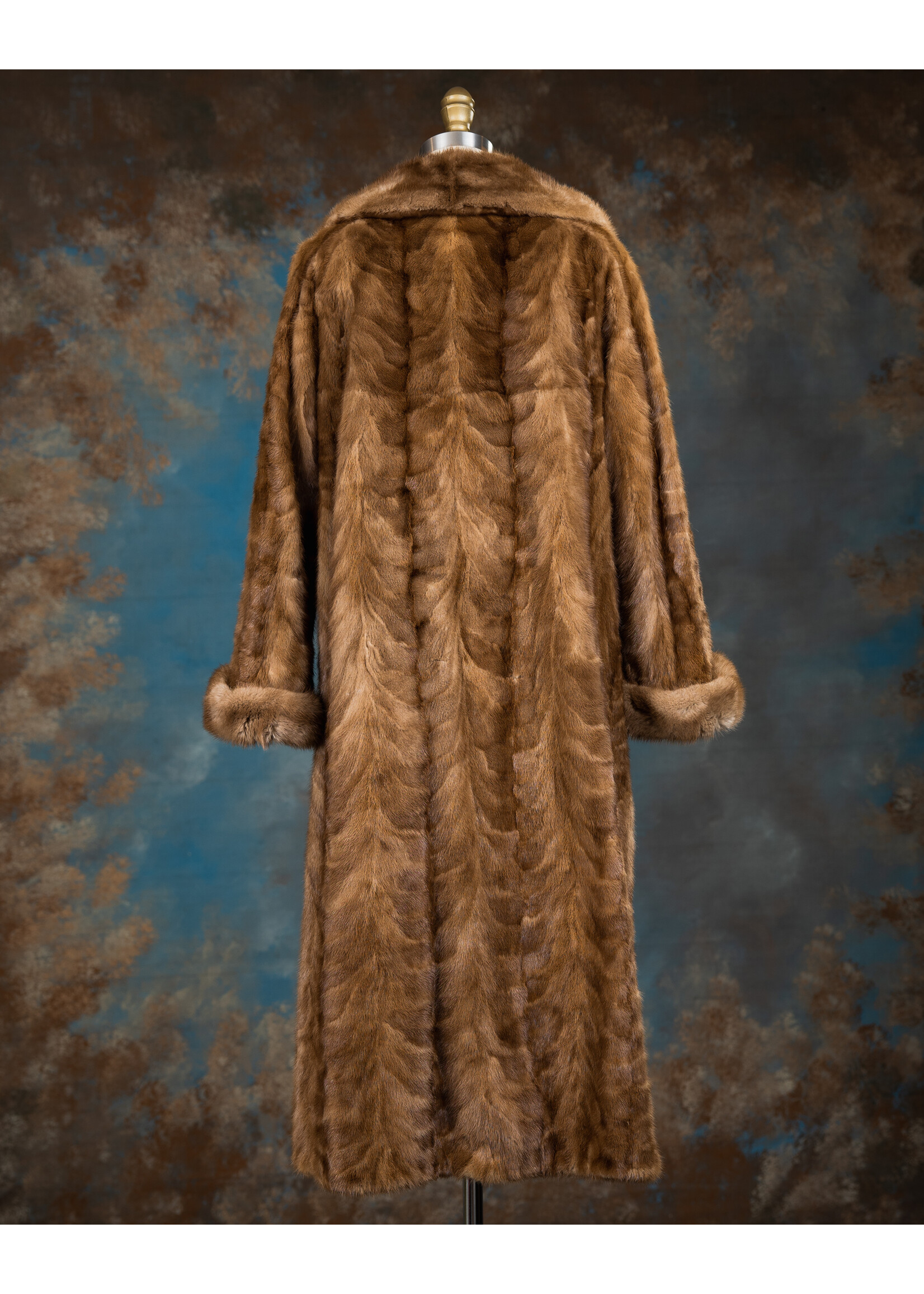 PASTEL MINK PIECES COAT