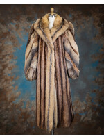 TANUKI RACCOON COAT W. FOX COLLAR