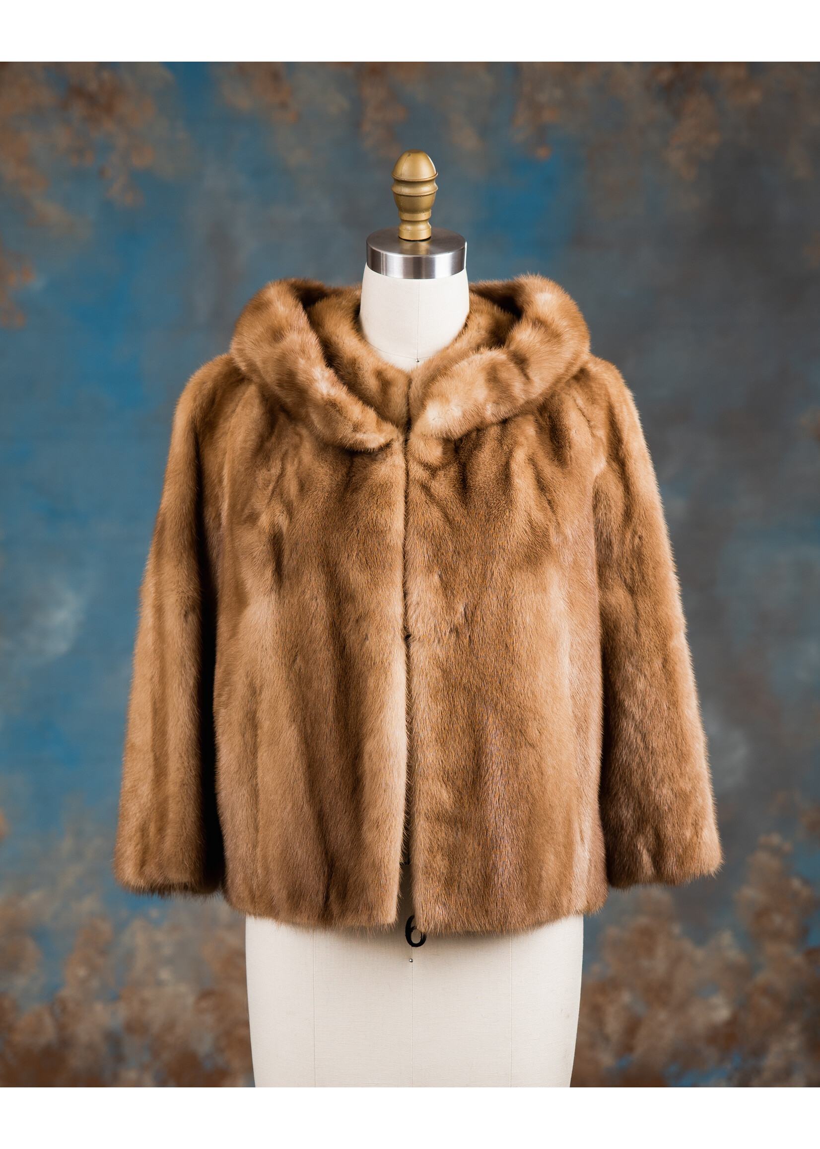 PASTEL MINK CROPPED JACKET 4-6