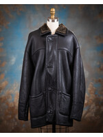 MEN'S BLACK SHEEPSKIN COAT