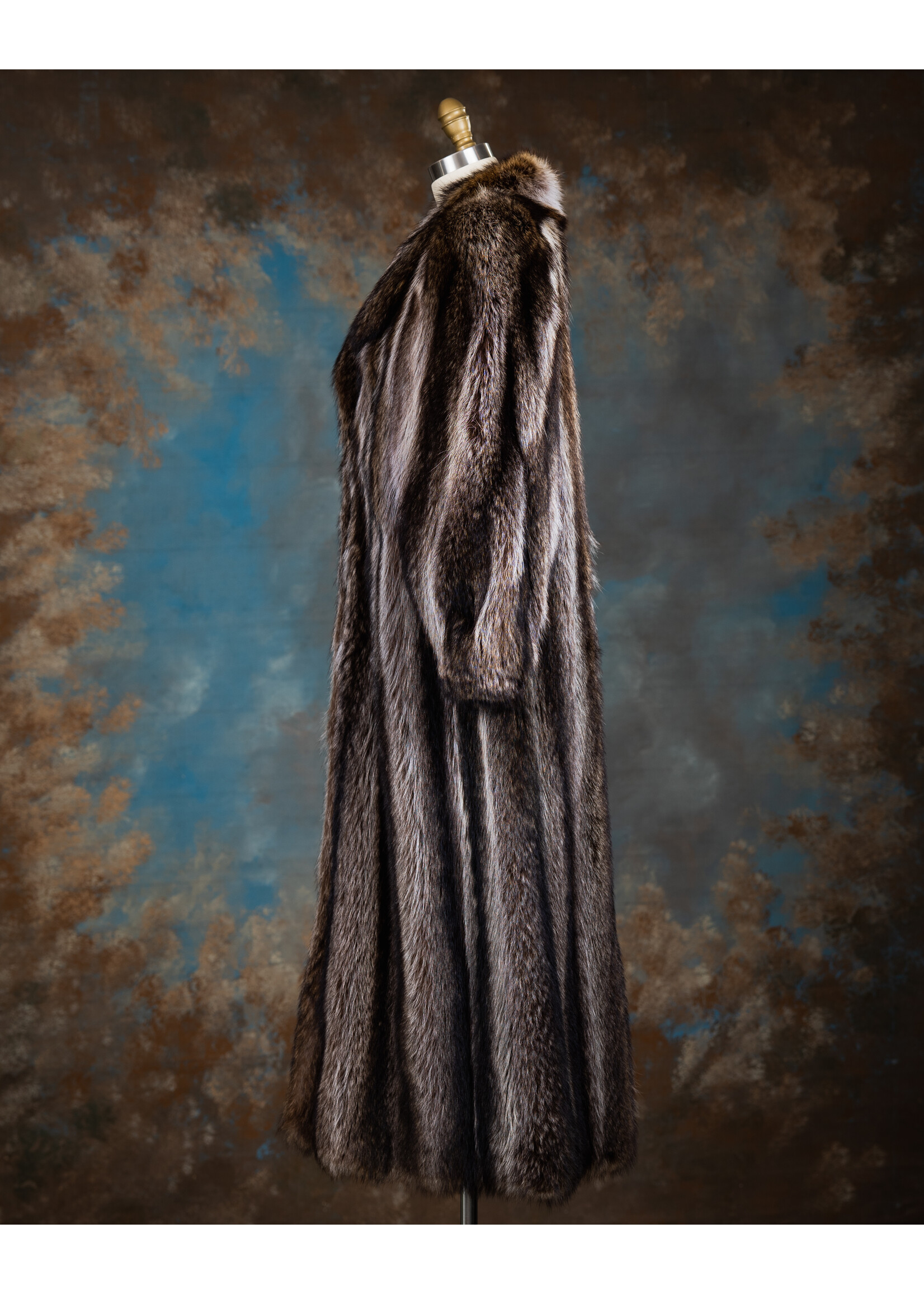 SILVER-TIP RACCOON COAT 6-8