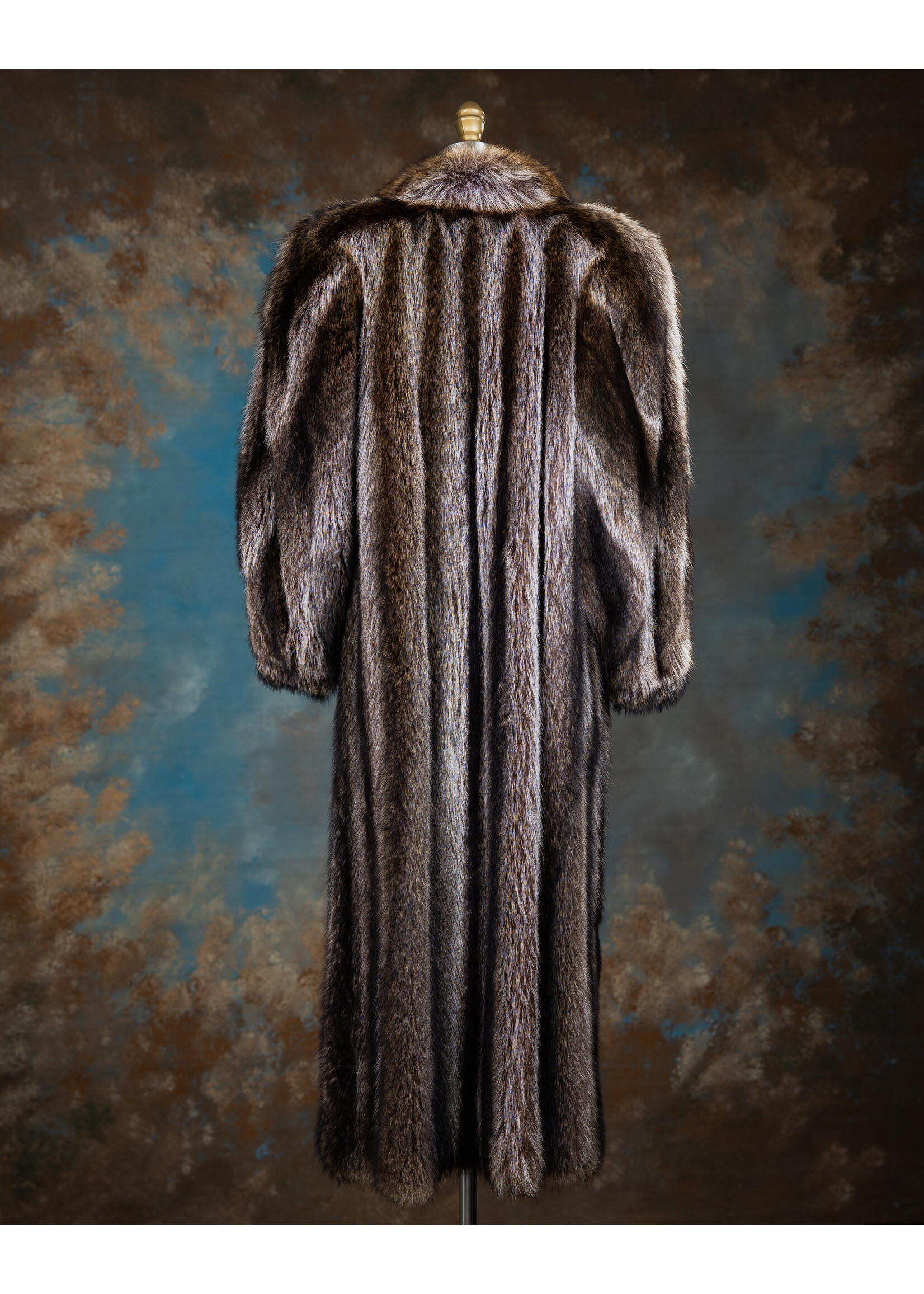 SILVER-TIP RACCOON COAT 6-8