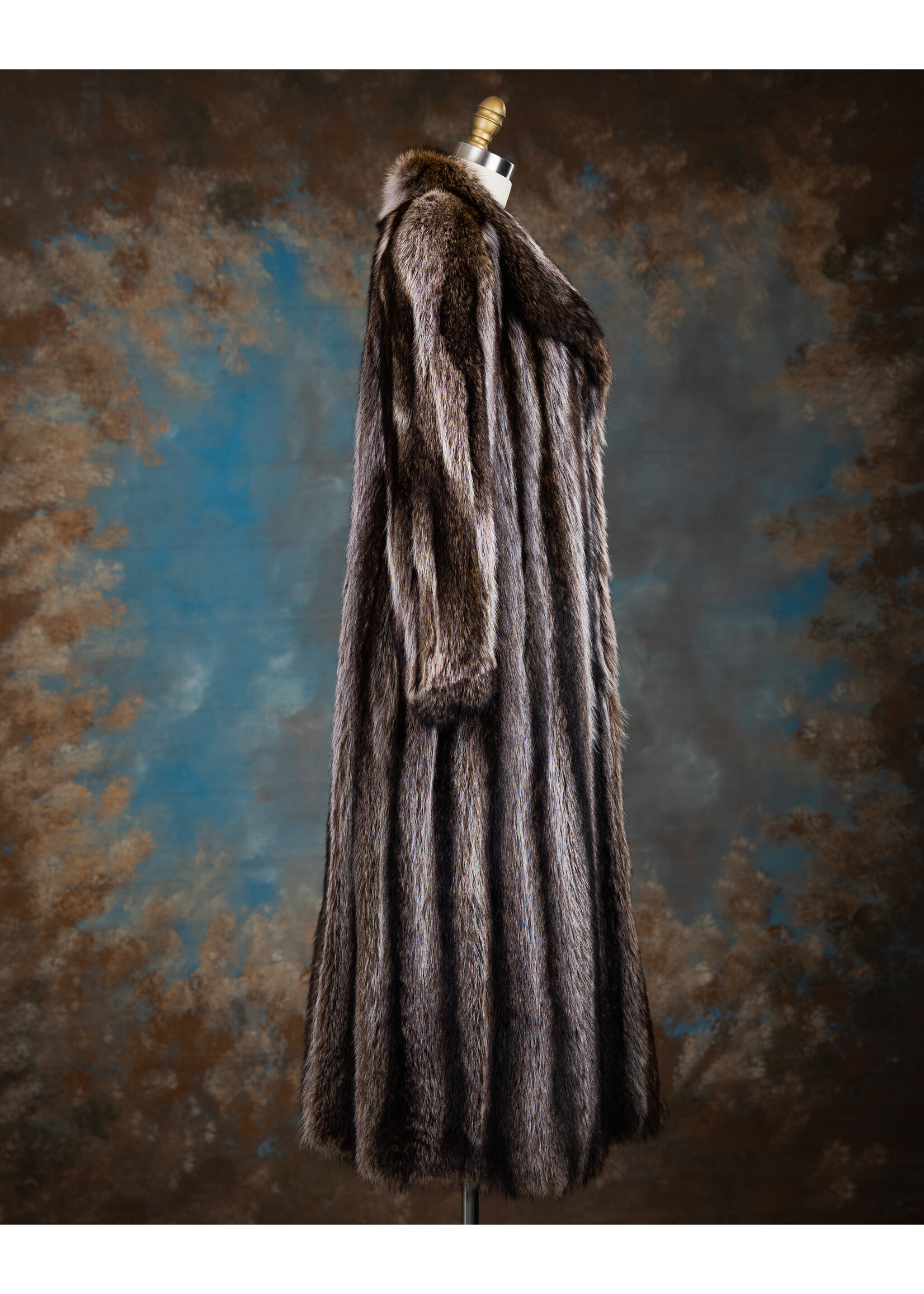 SILVER-TIP RACCOON COAT 6-8