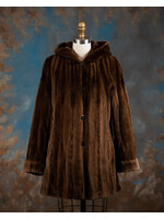 SHEARED MAHOGANY MINK JACKET