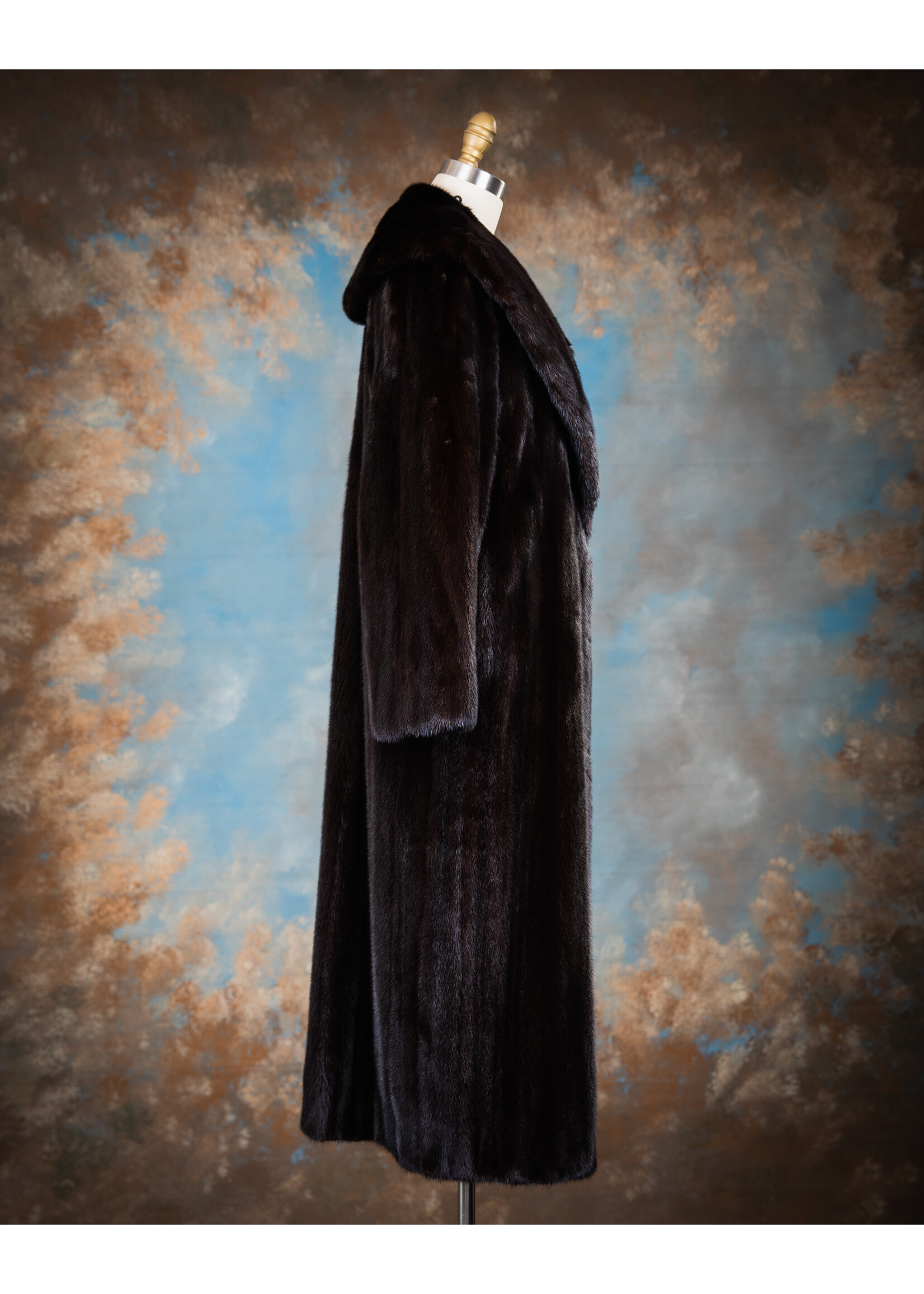 BLACKGLAMA MINK COAT 8