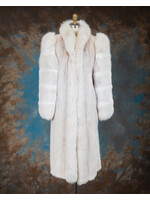 LYNX DYED MINK & FOX COAT