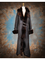LEATHER & TUSCAN LAMB COAT 8
