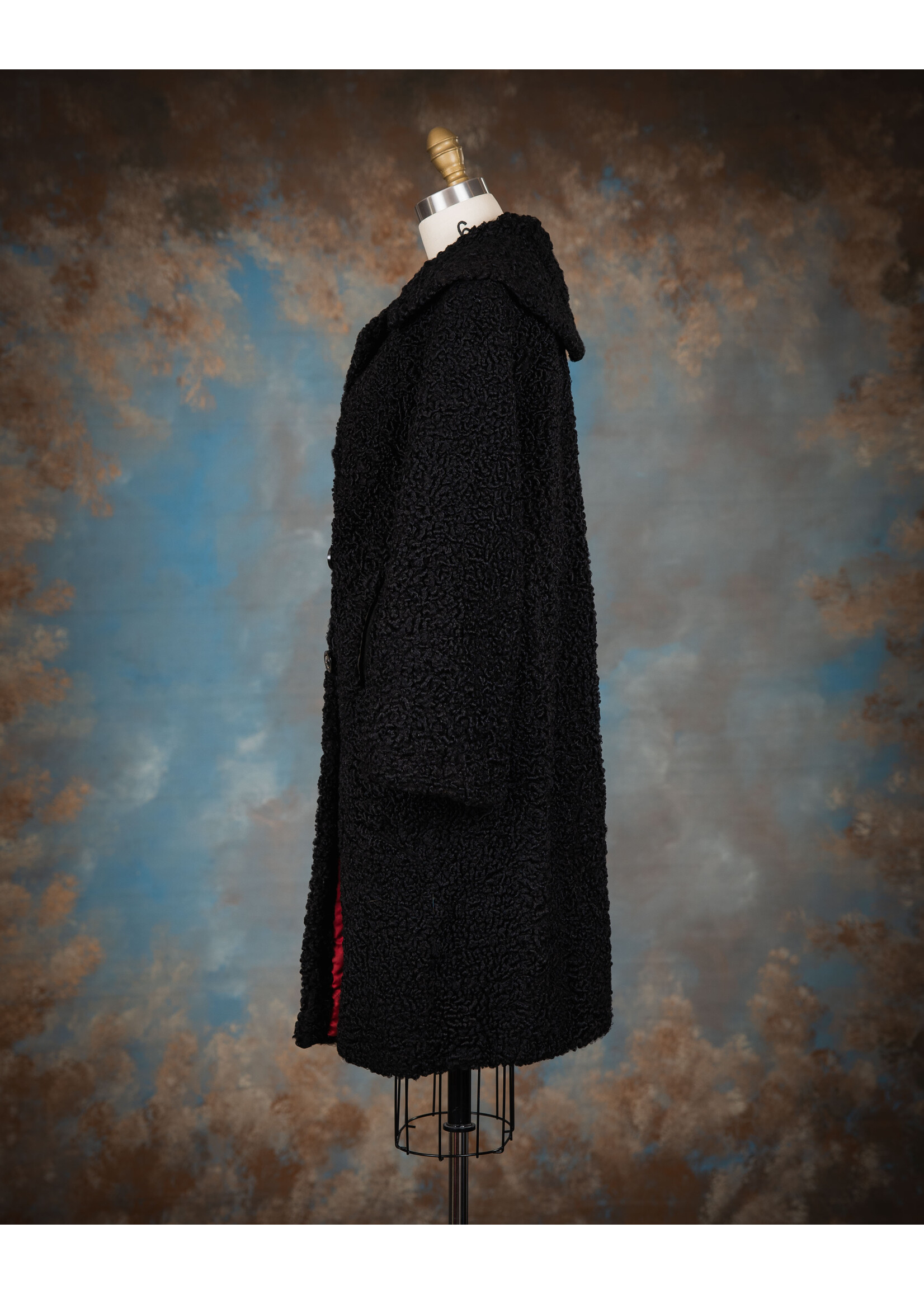 BLACK PERSIAN LAMB COAT 10