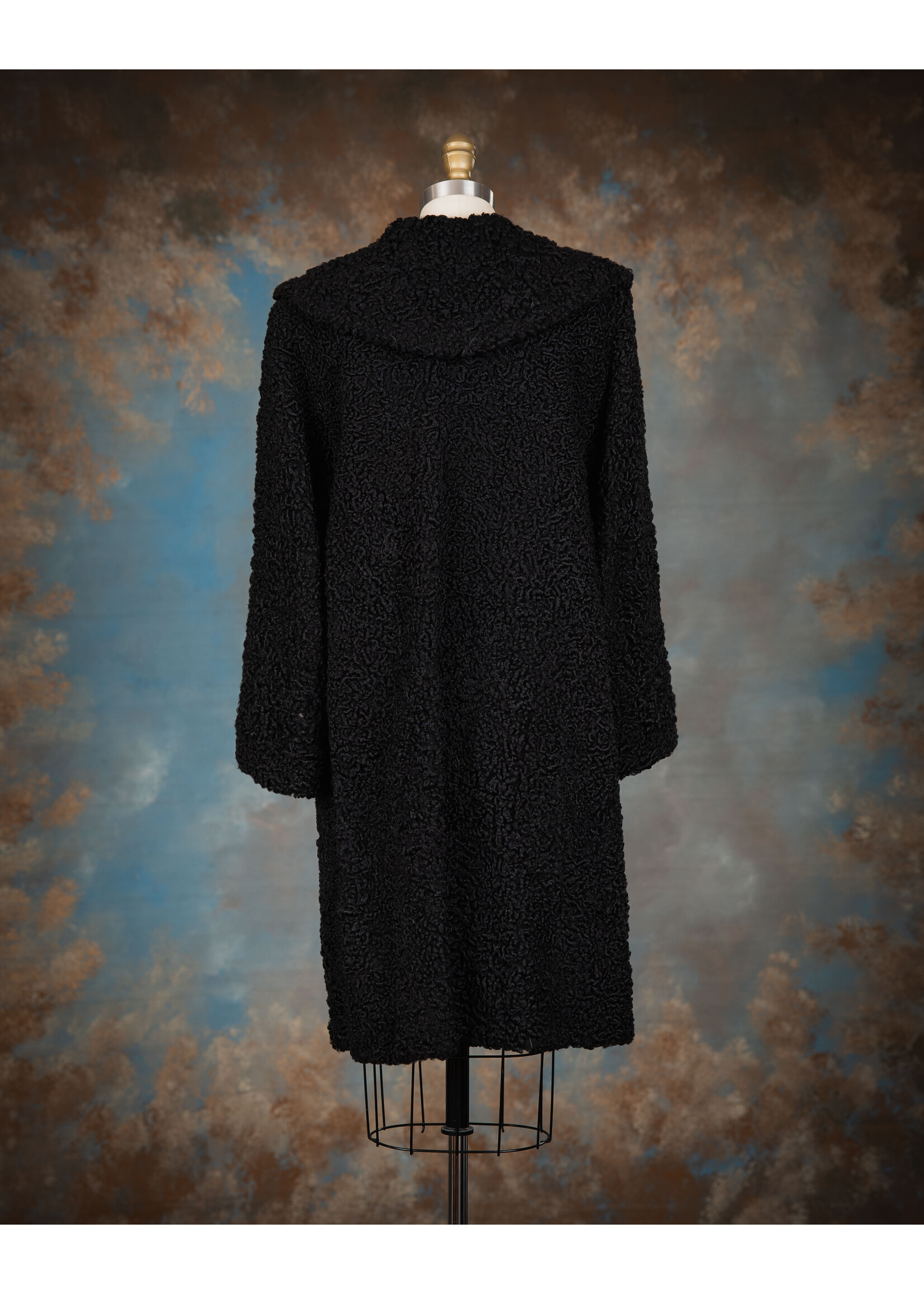 BLACK PERSIAN LAMB COAT 10