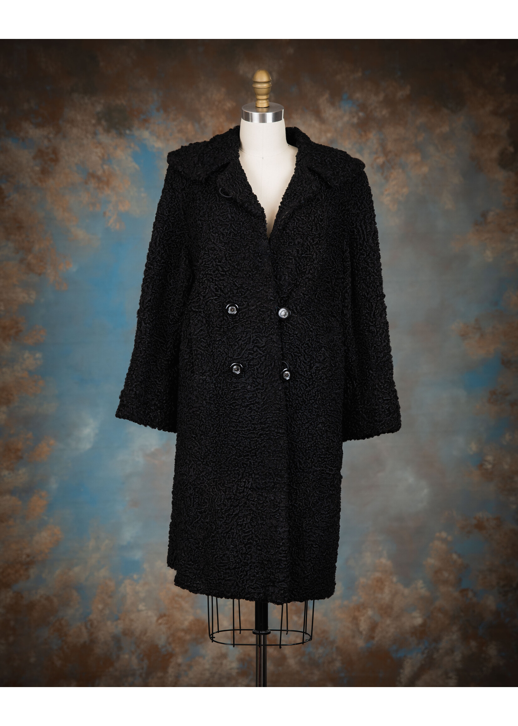 BLACK PERSIAN LAMB COAT 10