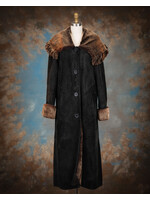BLACK SHEARLING COAT