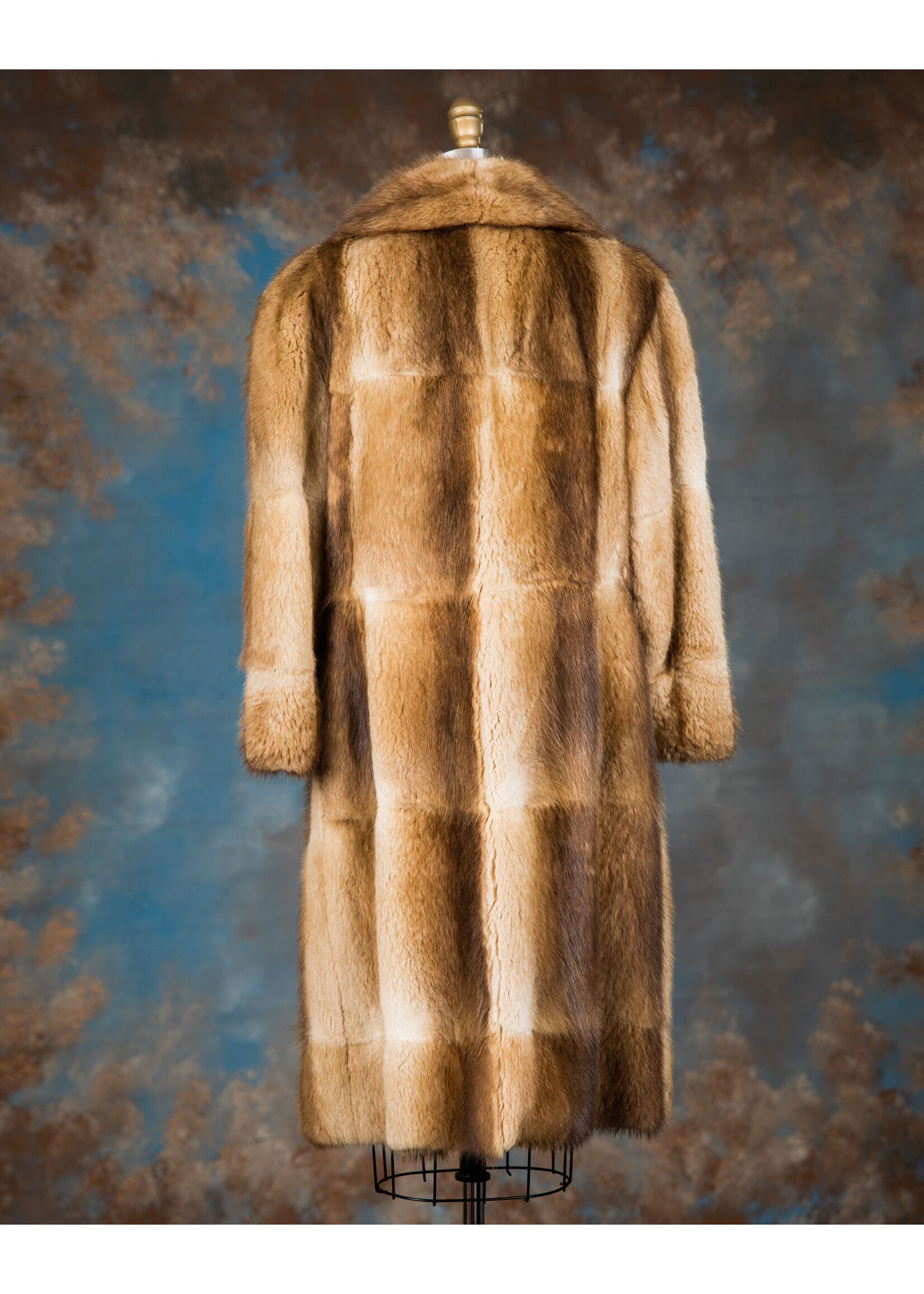 CARAMEL MUSKRAT COAT 4-6