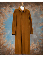 MEN'S TOFFEE CASHMERE/WOOL COAT W. NUTRIA LINER