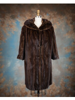 MAHOGANY MINK COAT 8-10