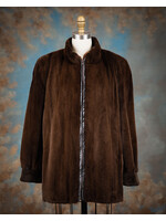 SHEARED MINK ZIPPERED JACKET 18 - VINTAGE