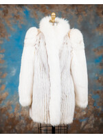 BLUE FOX JACKET W. SHADOW FOX SLEEVES 6