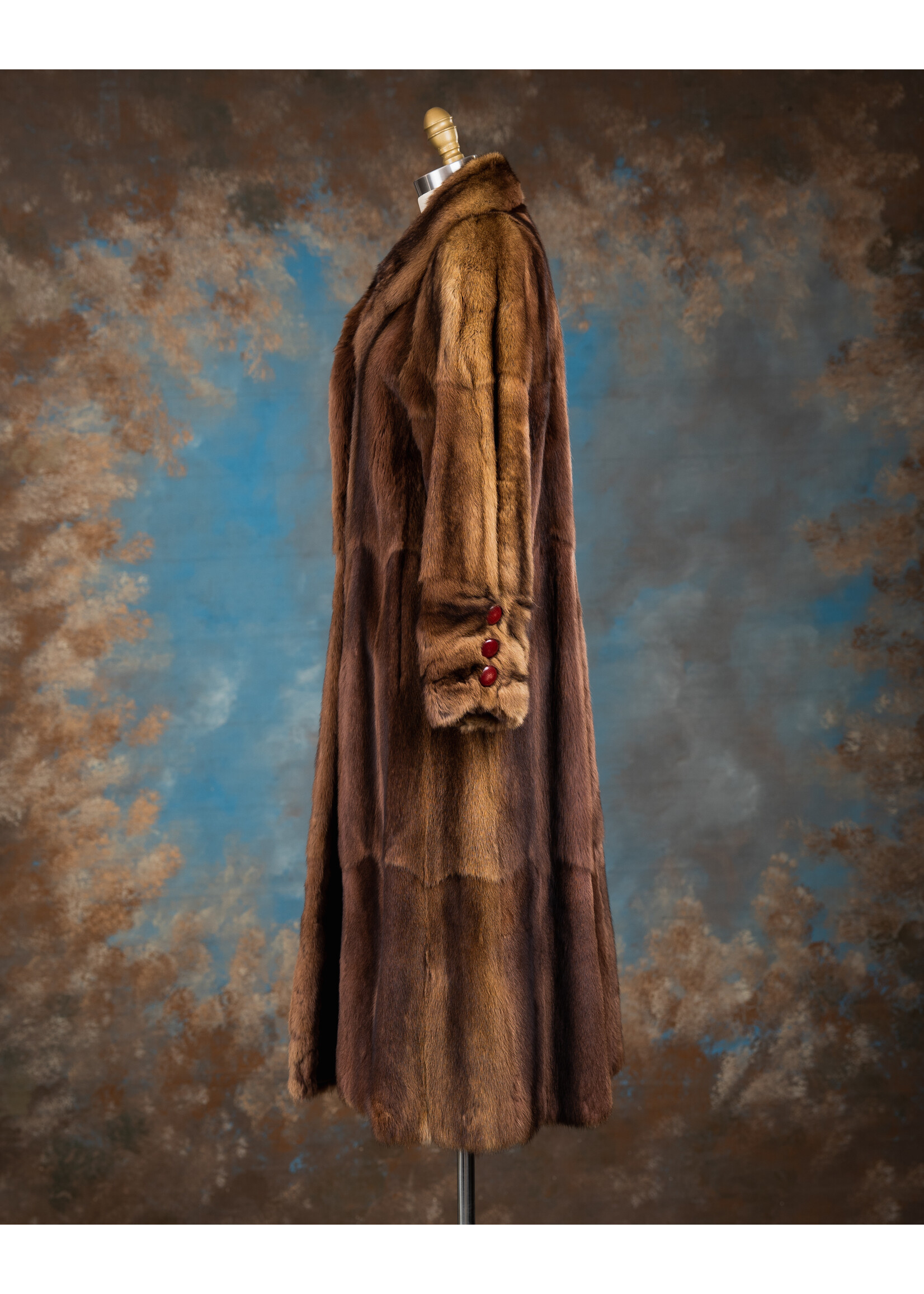 ROSE GOLD CHINA MINK COAT