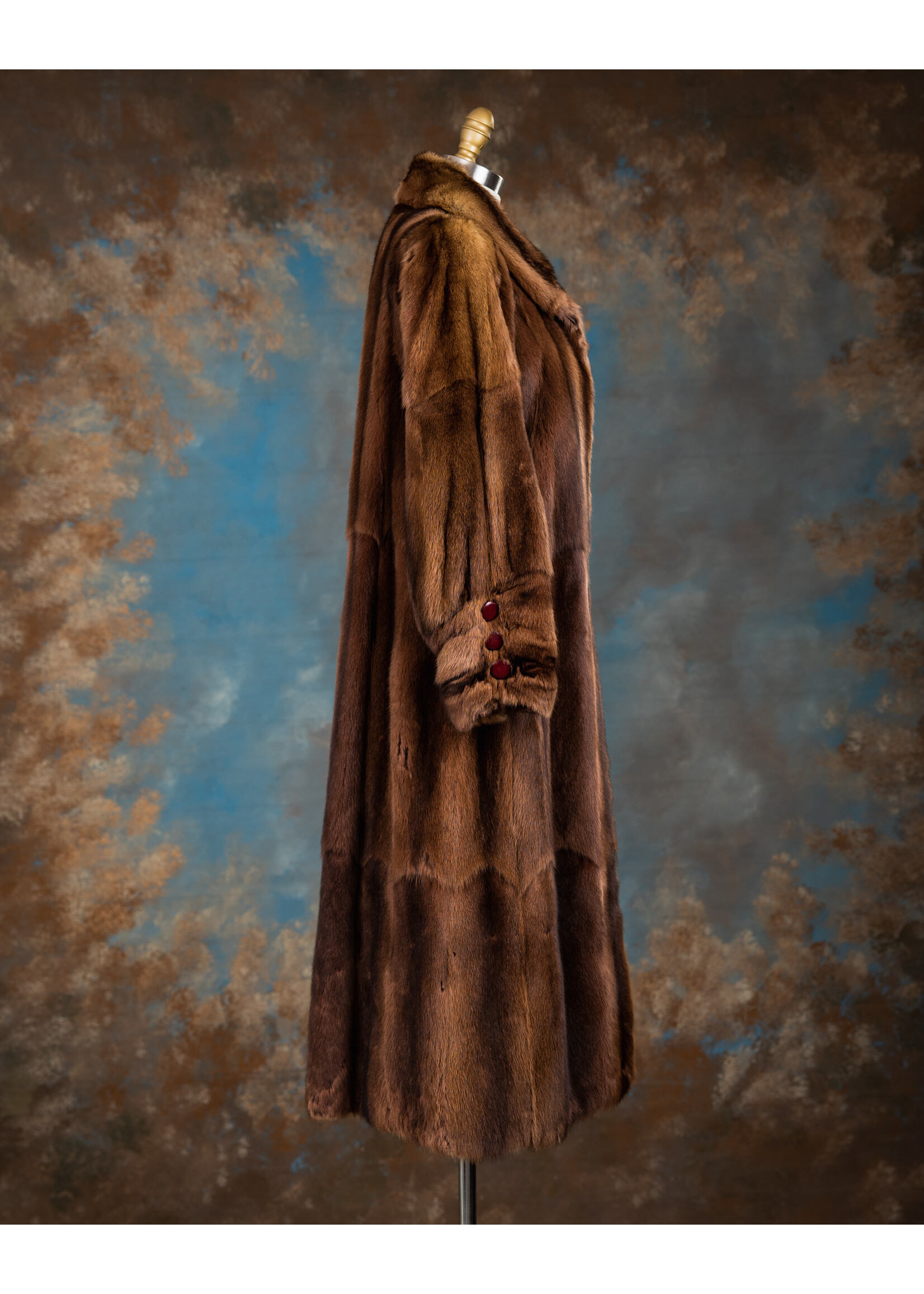 ROSE GOLD CHINA MINK COAT