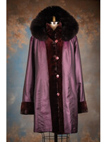 WINE SH. MINK REV COAT