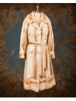 BROWN CROSS MINK TRENCH 4