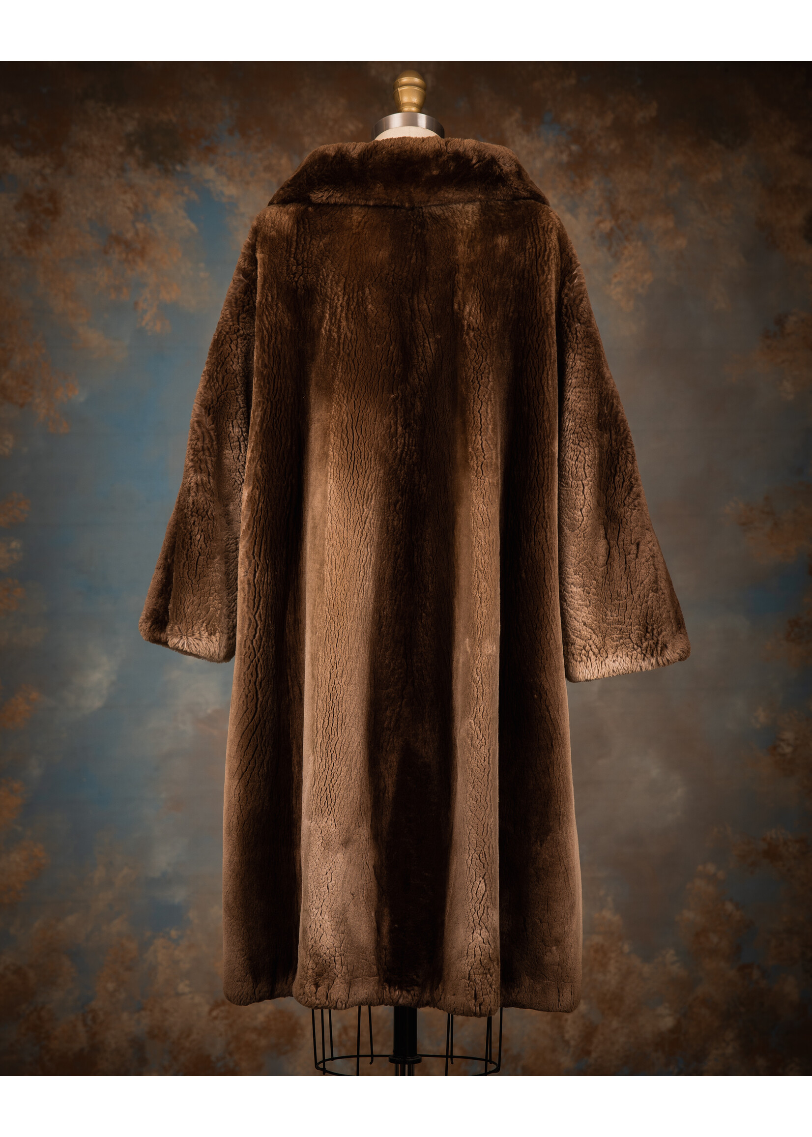 SHEARED BEAVER COAT