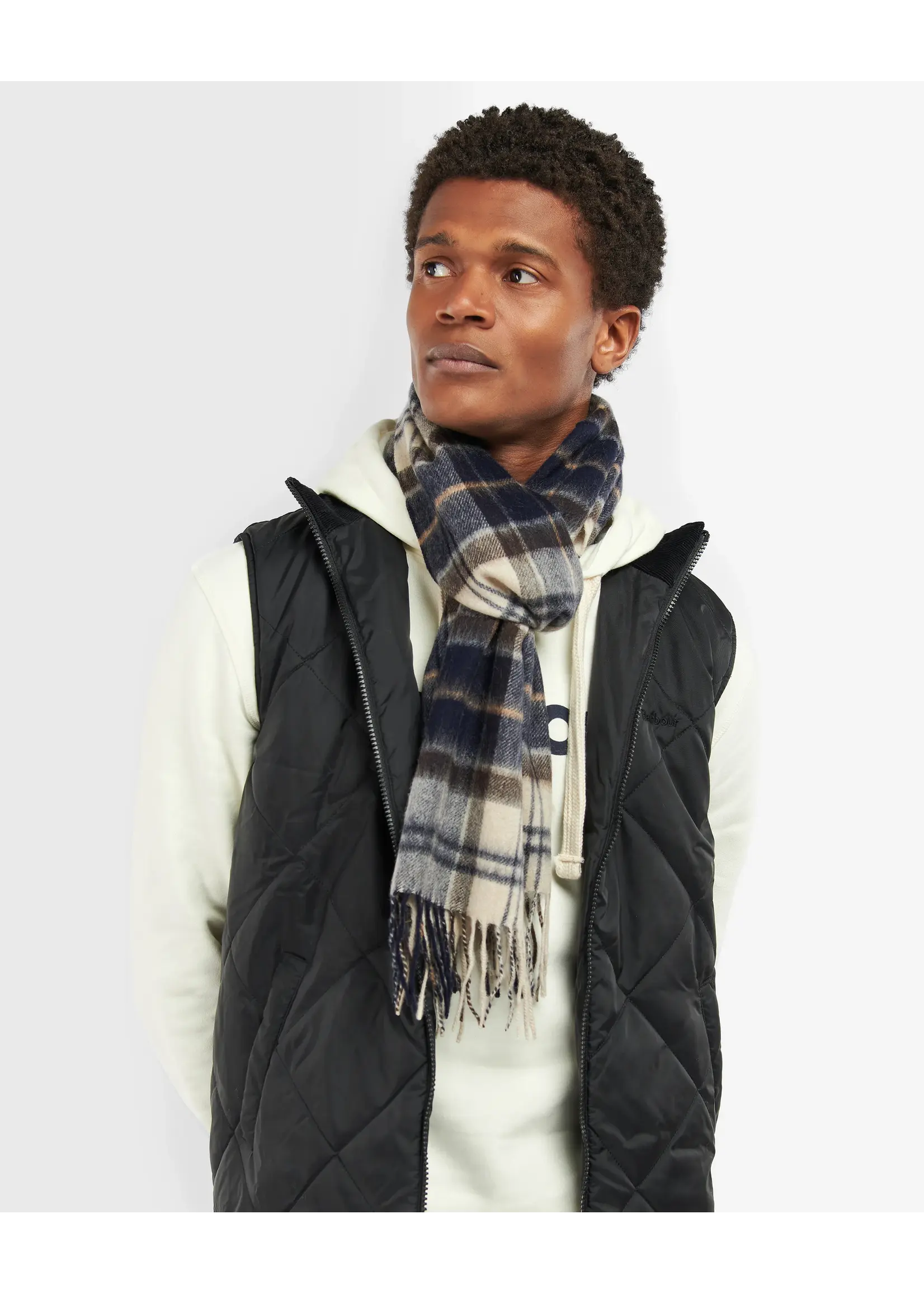 Barbour LAMBSWOOL & CASHMERE TARTAN SCARF