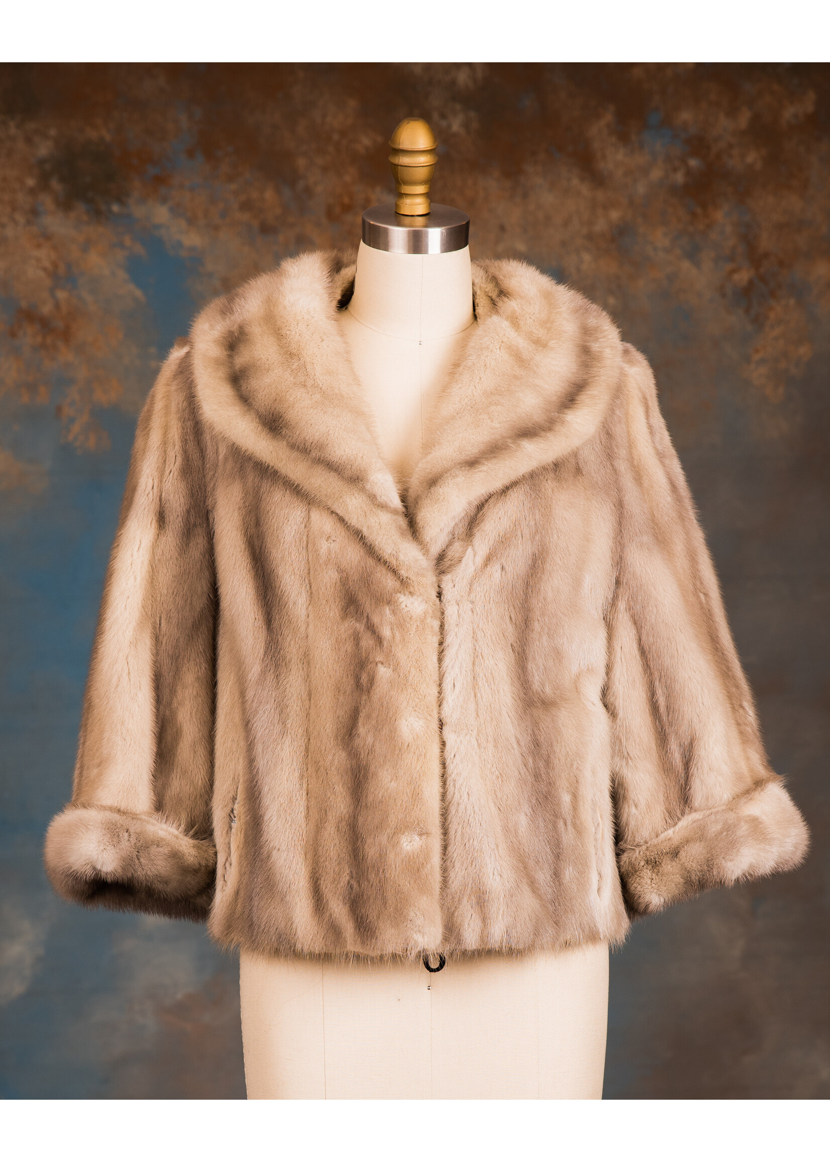SAPPHIRE MINK COCKTAIL JACKET