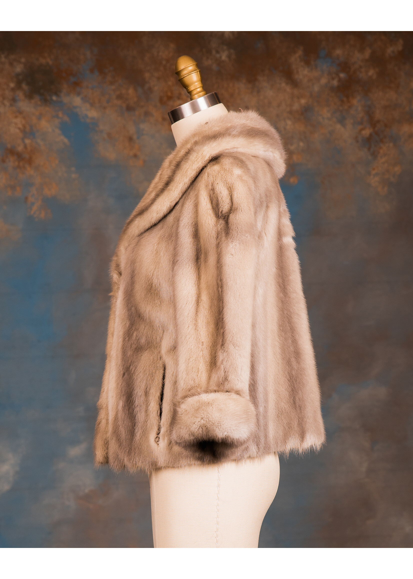 SAPPHIRE MINK COCKTAIL JACKET