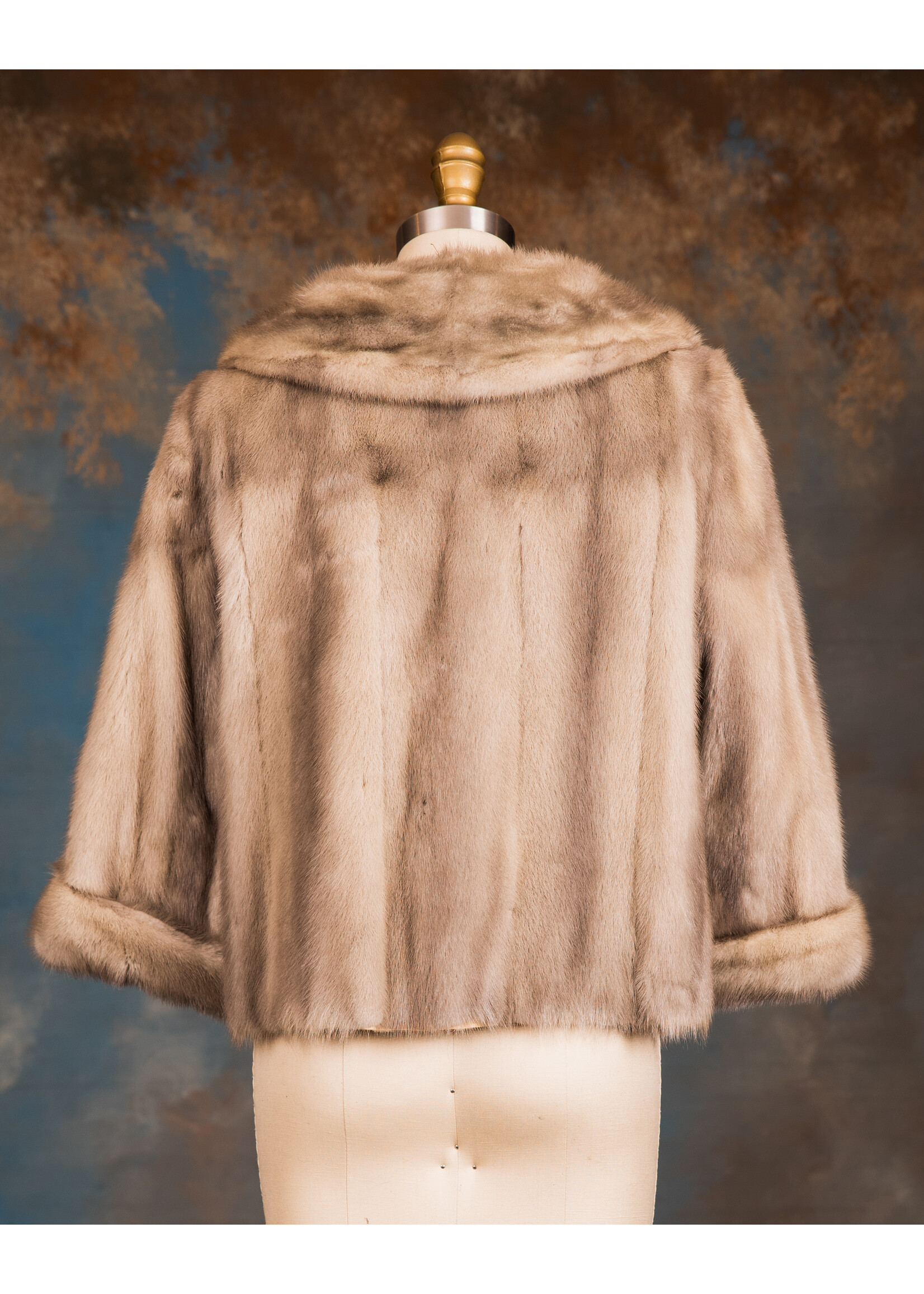 SAPPHIRE MINK COCKTAIL JACKET