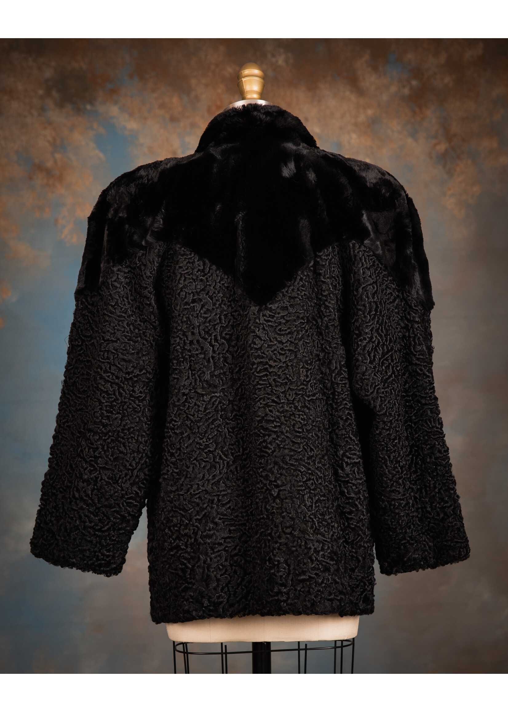 PERSIAN LAMB & SH. MUSKRAT JACKET