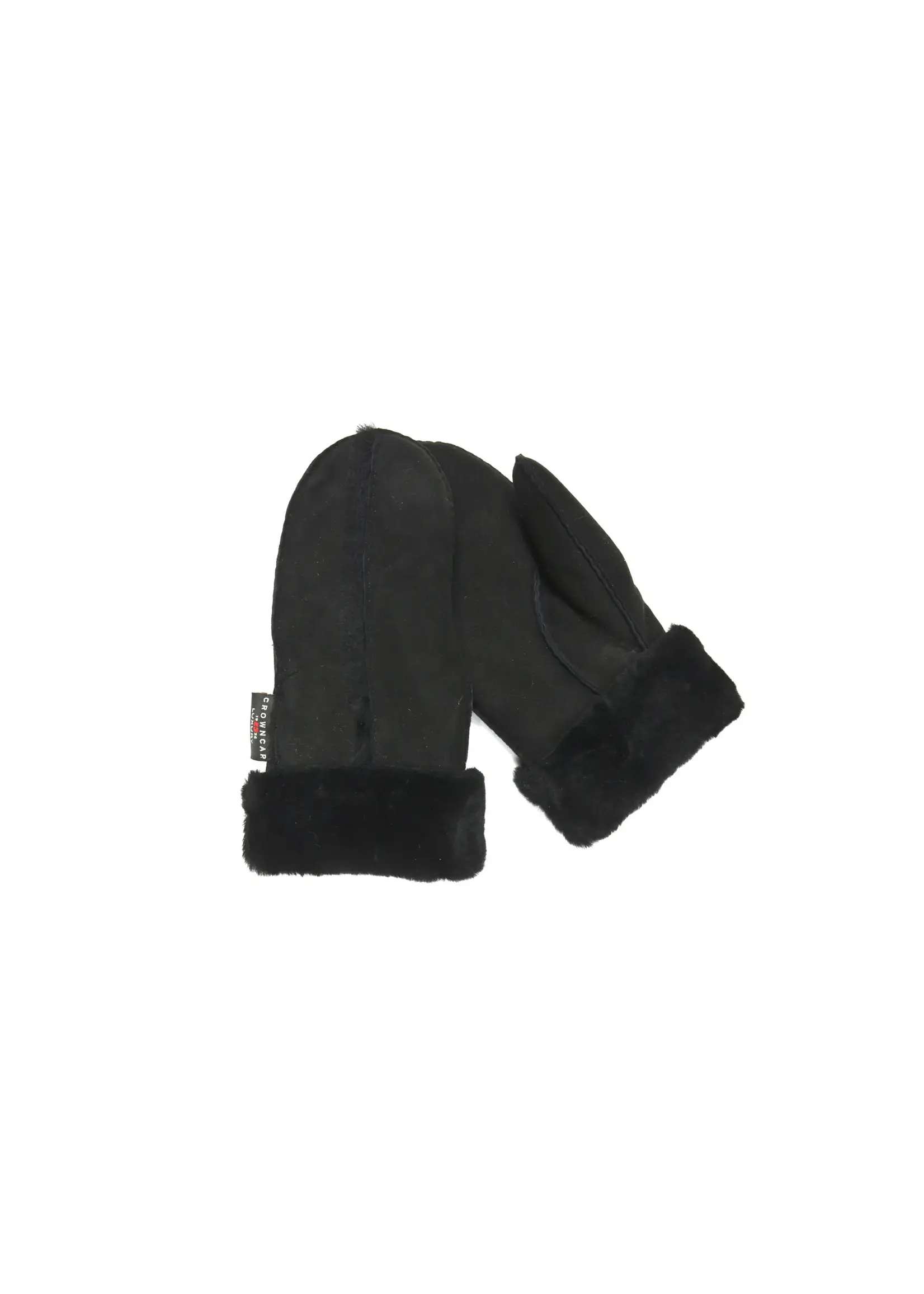CROWN CAP DOUBLE-FACED SHEEPSKIN MITTENS