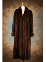 MAHOGANY MINK COAT 6-8