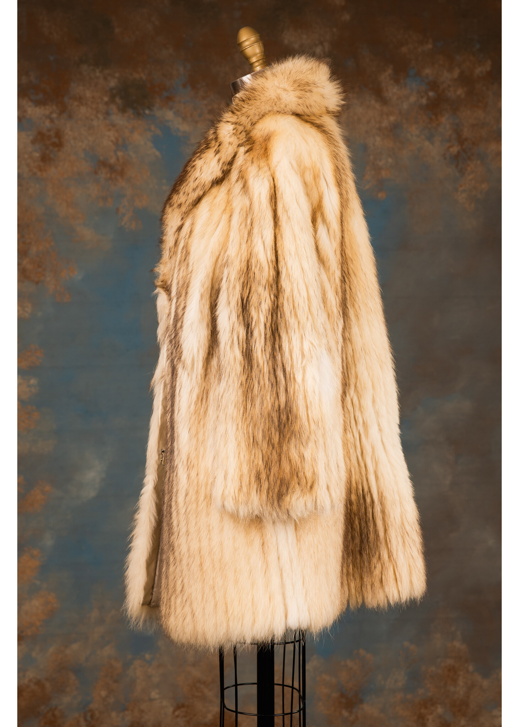 POLAR RACCOON CORDUROY TEDDY COAT