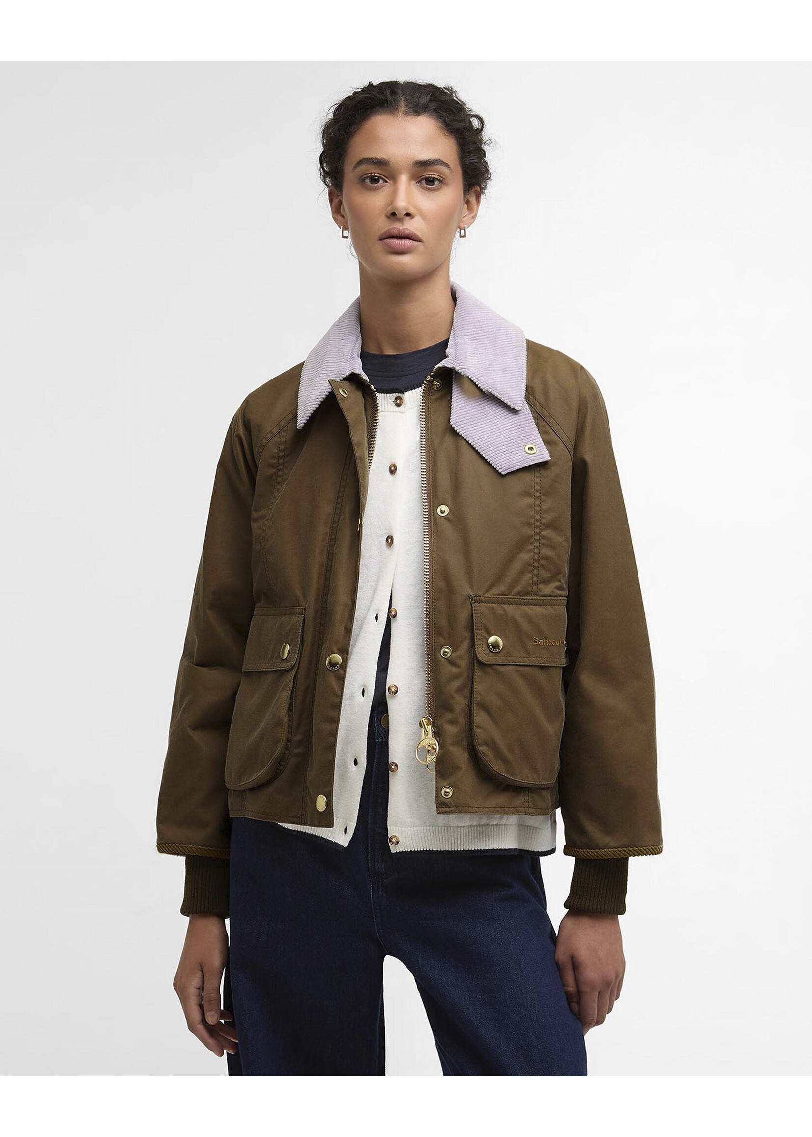 Barbour CROPPED BEADNELL WAX JACKET
