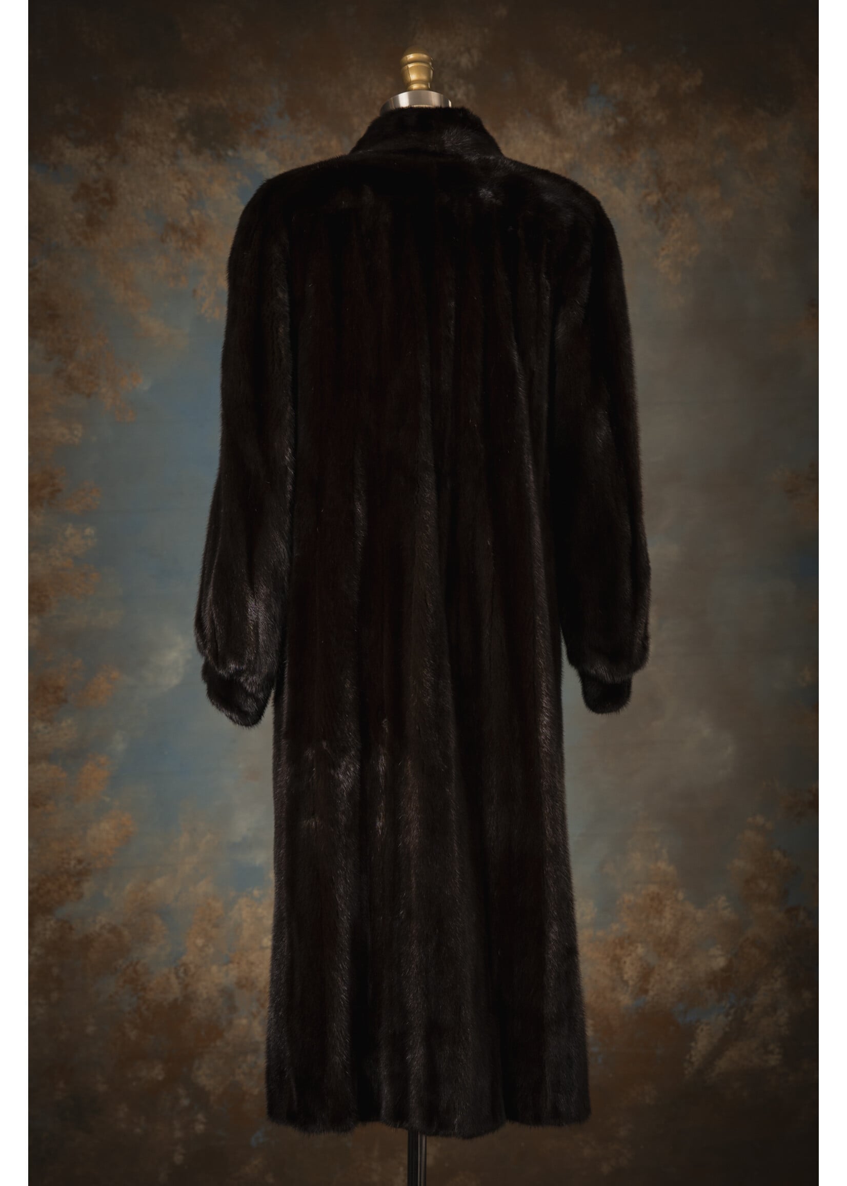 DARK MAHOGANY MINK COAT 6