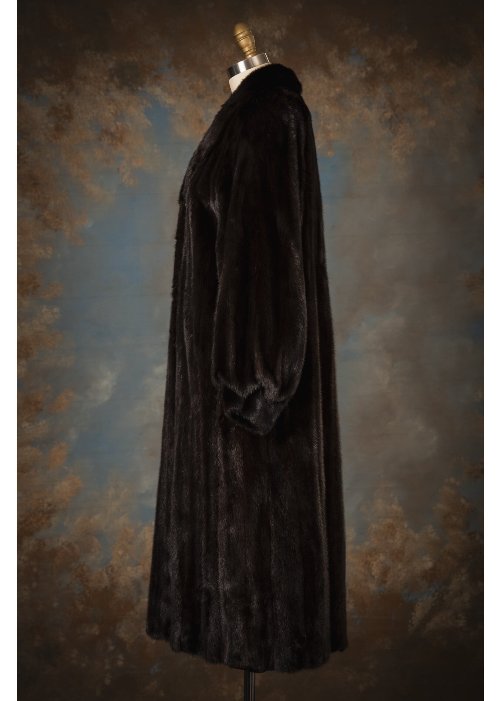 DARK MAHOGANY MINK COAT 6